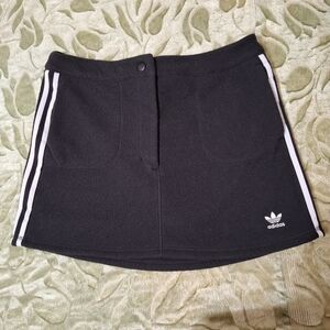 Adidas Prime Green Black Fleece Skirt M